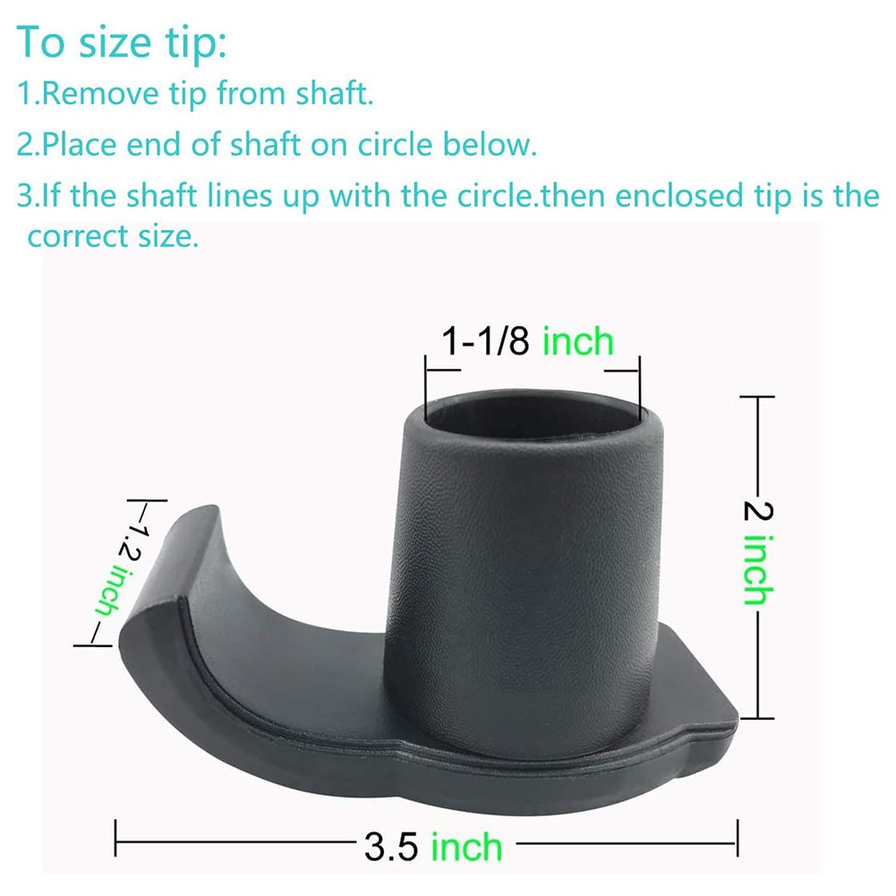 2pcs Walker Skis Glides Walker Accessories Walker Feet Replacement Cap Anti-slip Black